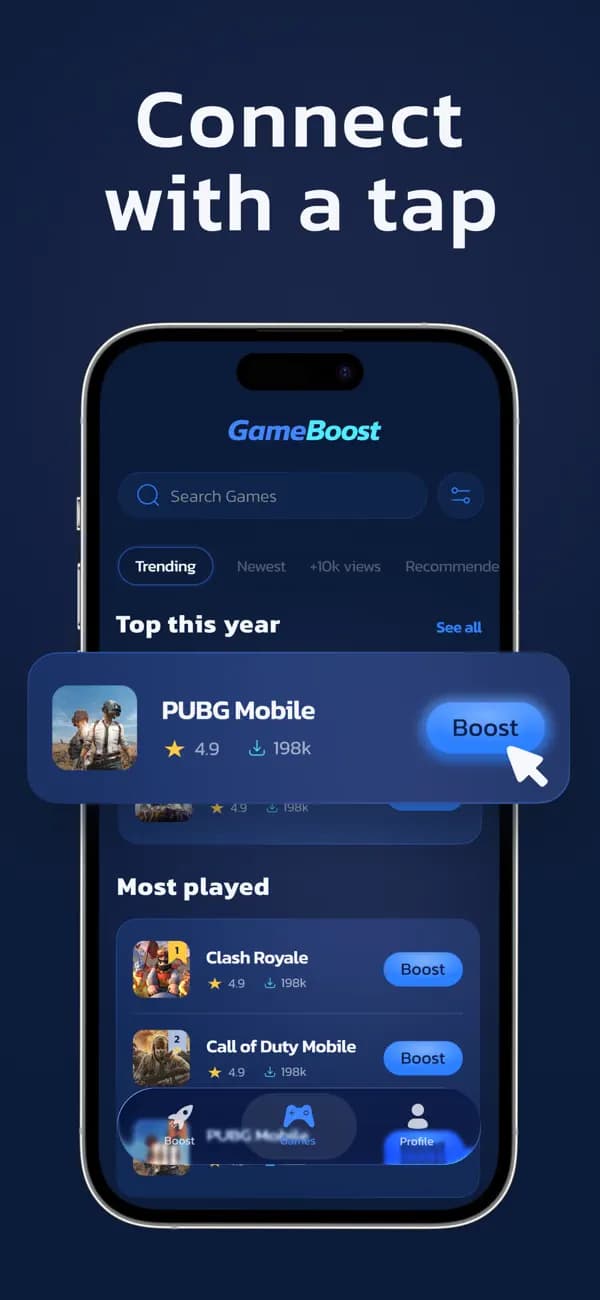 GameBoost: Lower Ping & Lag gallery 2