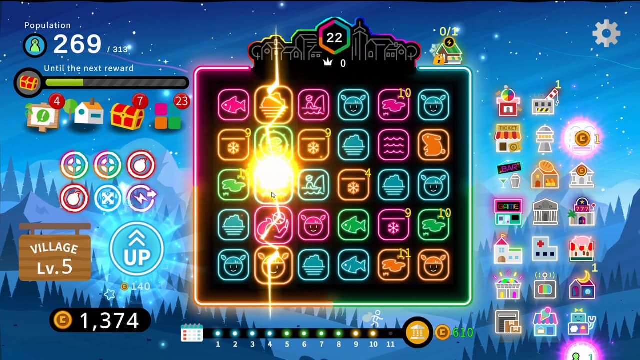 Neon Village hero image