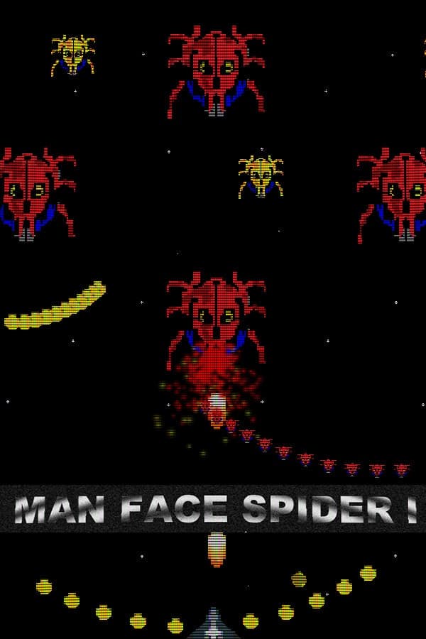 Cover Man Face Spider I