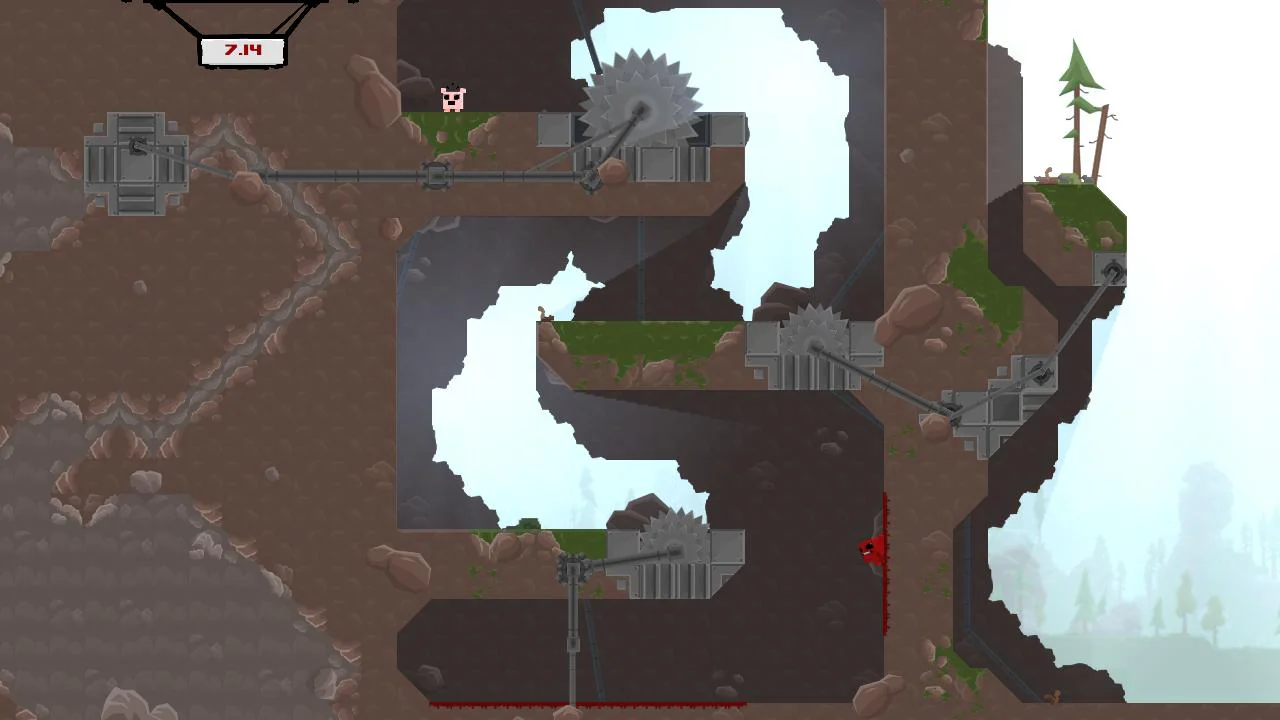 تصویر 1 از گالری Super Meat Boy