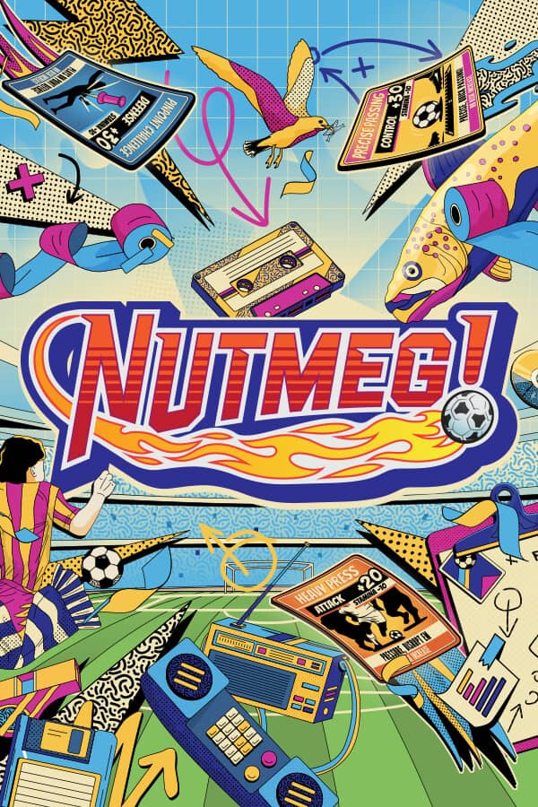 Cover NUTMEG! A Nostalgic Deckbuilding Football Manager